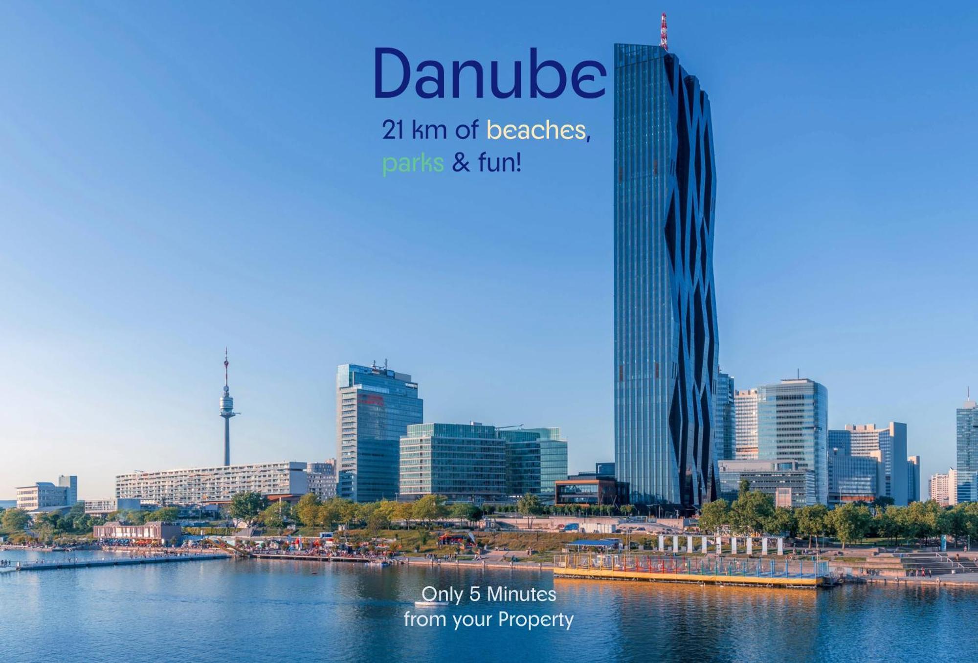 Joyful 2Br Shared Apt Near Millenium Tower & Danube River Vienna Exterior photo